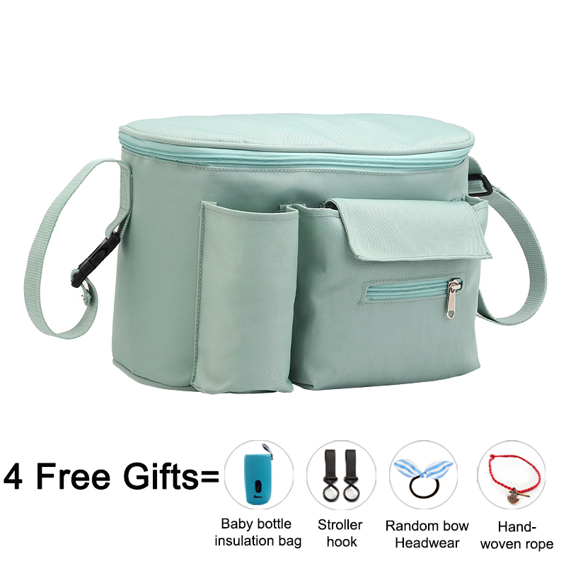 

Waterproof Baby Stroller Bag Outdoor Travel Baby Nappy Bag Multifunctional Diaper Insulation Mommy Bags Newborn Nursing