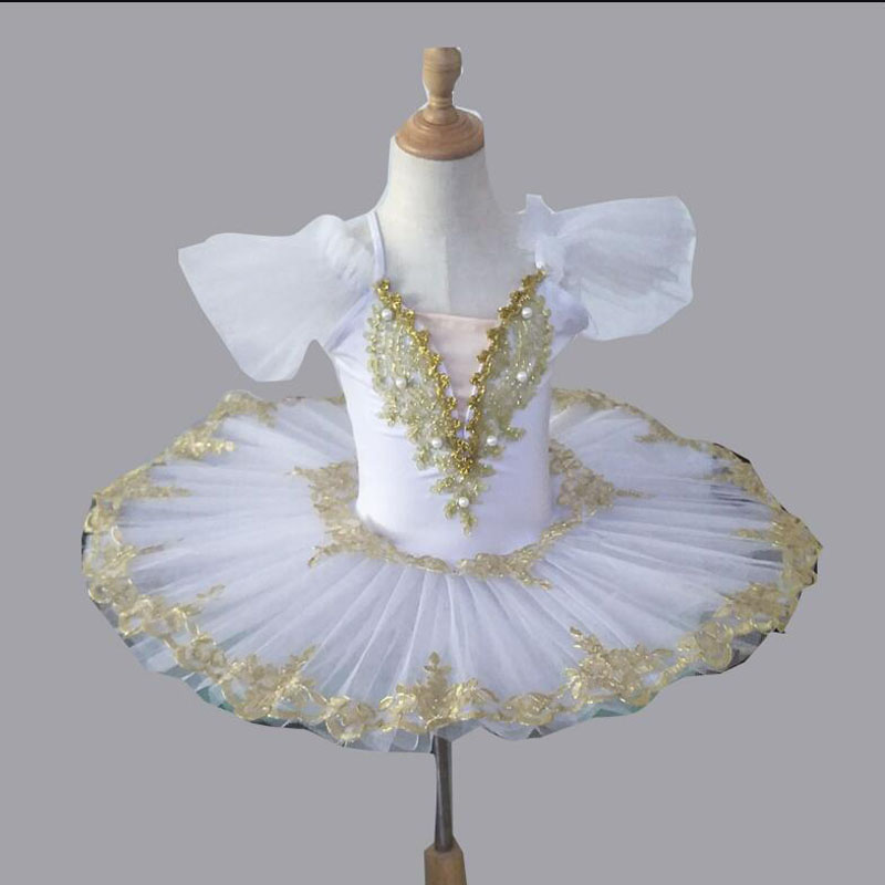 

Children Sequined Ballet Dance Dress Girl Ballet Tutu Dance dress Kids Stage Wear Swan Lake Carnival Costumes wear, Blue