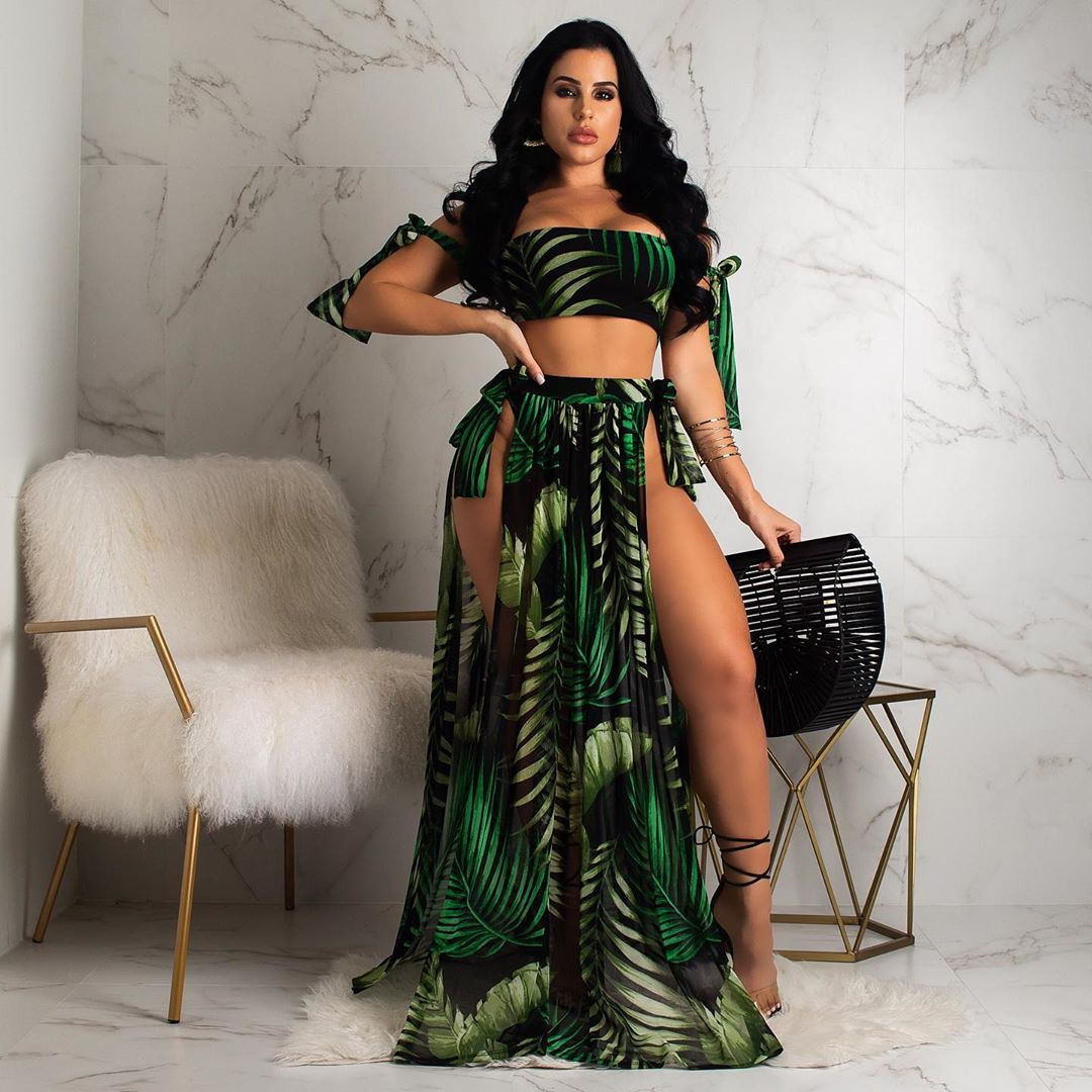 long skirt bathing suit