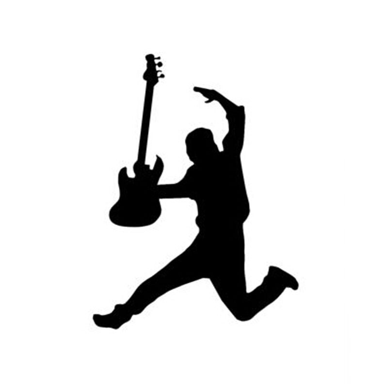 1PC Car Styling Rock Music Guitar Vinyl Fashion Sticker Decal-image-492575970