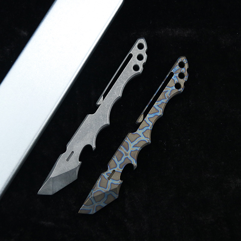 

NKAIED Titanium alloy crowbar prybar multipurpose pocket Corkscrew tool camping gadget outdoor utility