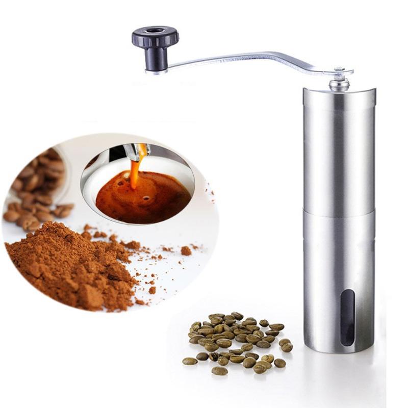 

Stainless Steel Manual Coffee Bean Grinder machine Handmade Grinder Manual Grinding Machine Hand Crusher Portable Pepper