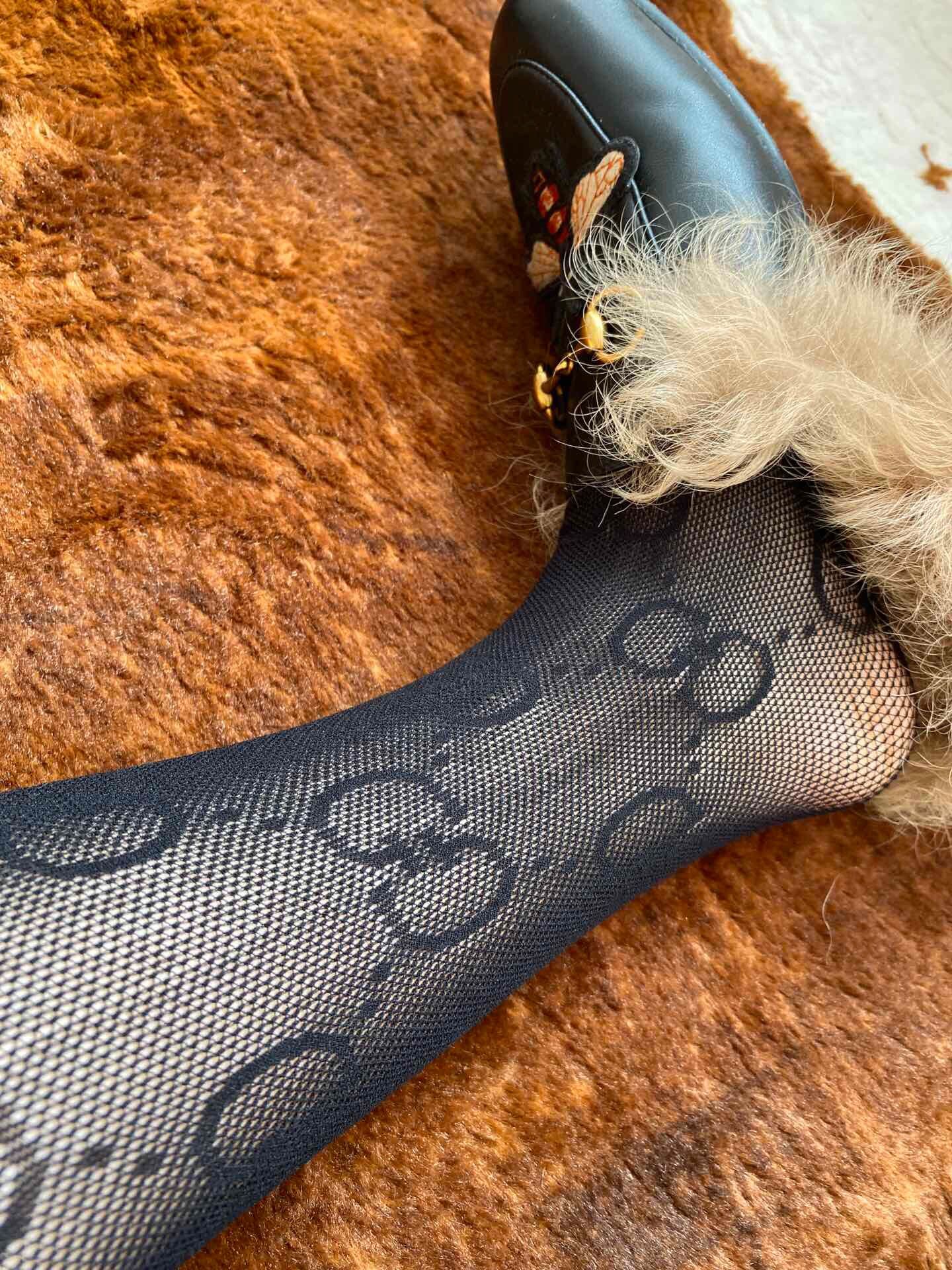 

Women Spring Pantyhose Fashion Leggings Women Black Letter Printing tights for Party Club Fashion G Letter Classic Silk Pantyhose Thin Lady, White