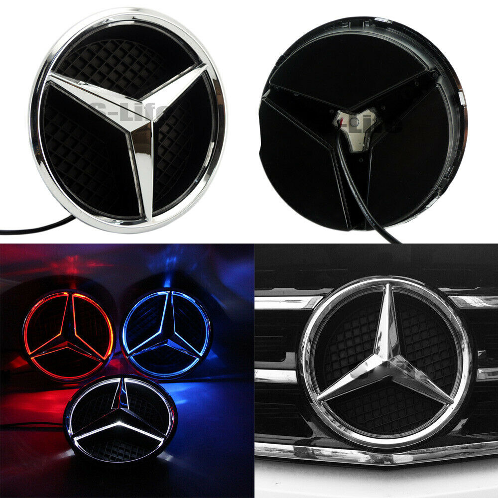 Emblema LED Mercedes Benz 2011-2018 Auto Griglia Anteriore STELLA ILLUMINATA