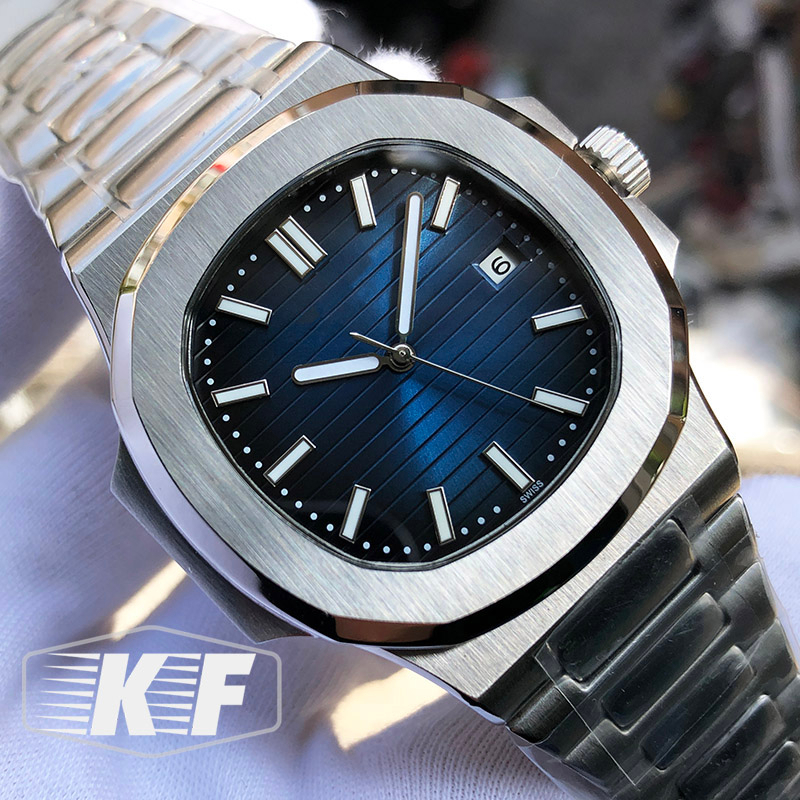 

Rose Gold Stainless Steel Seagull Mechanical Automatic Movement NAUTILUS 5711 Mens Watches Brand Watch Wristwatches Man, Screwd