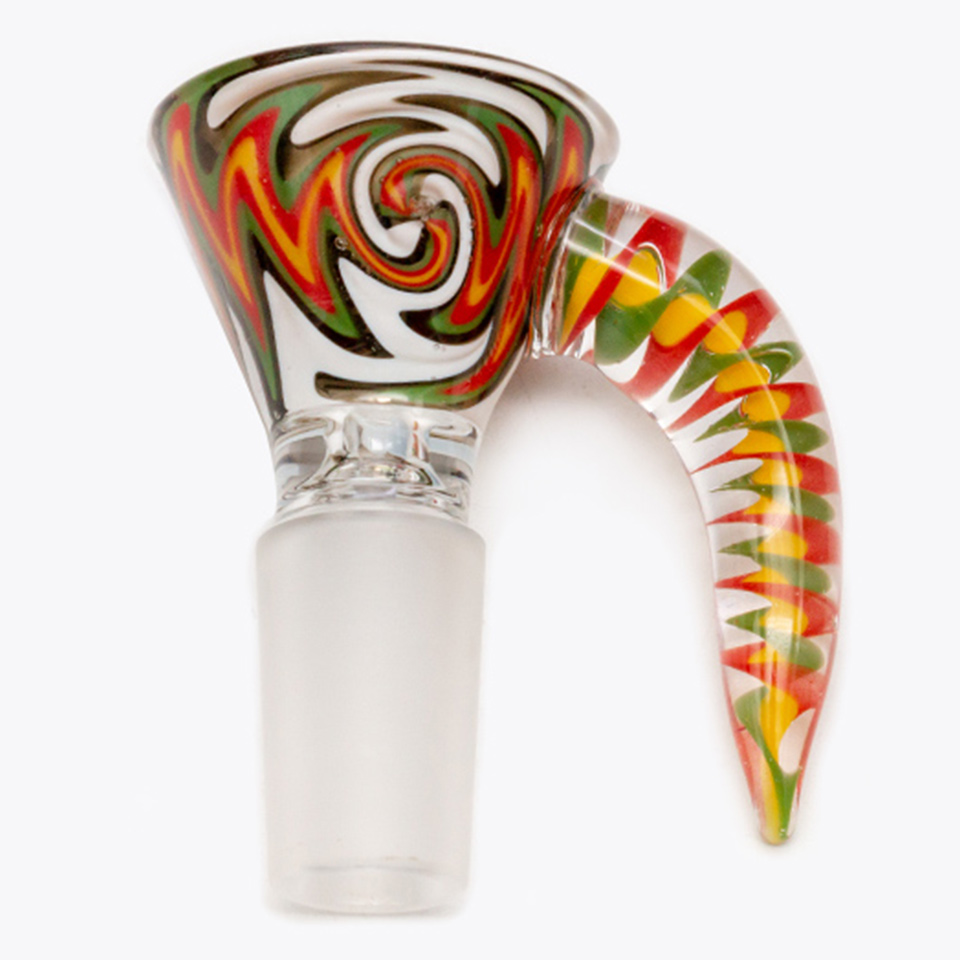 

14mm 18mm glass bong Male Joint 4 Colors Glass Bowl Smoking Pipe For Glass Bongs Oil Rigs Water Pipes and Ash Catcher Bong Bowls