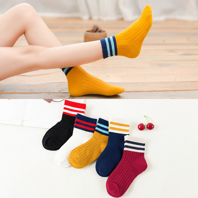 

spring and autumn new cartoon childrens in the tube socks for men and women cotton socks baby infant children socks, Mix