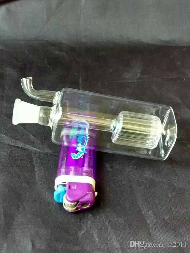 

Rectangular filter water bottle Wholesale Glass bongs Oil Burner Glass Water Pipes Oil Rigs Smoking Free
