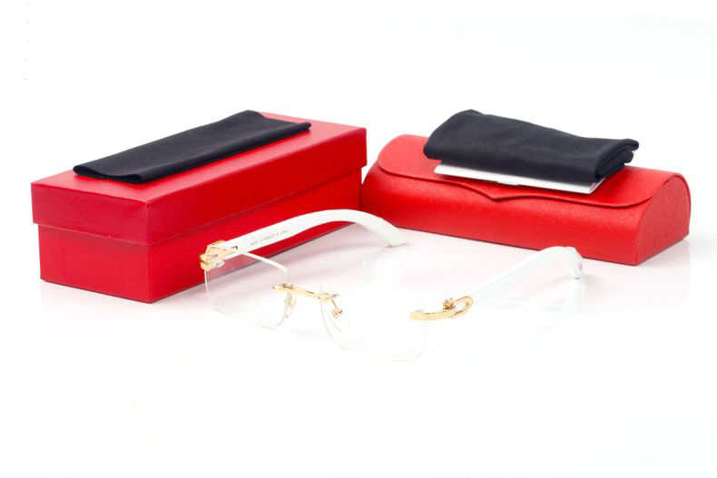 

new wood sunglasses for mens fashion buffalo horn glasses sunglasses rimless vintage retro sun glasses with box lunettes Gafas de sol