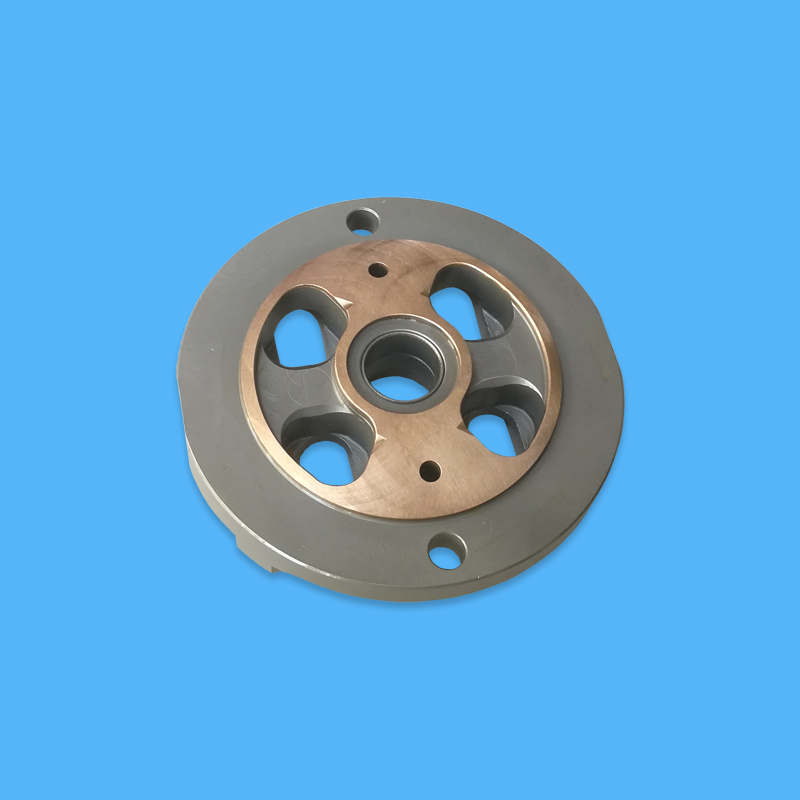 Hydraulic Parts 2034875 Valve Plate for Excavator EX200-2 EX200-3 EX200-5 EX220-3 EX220-5 Final Drive HMGC35 Travel Motor-image-504503952