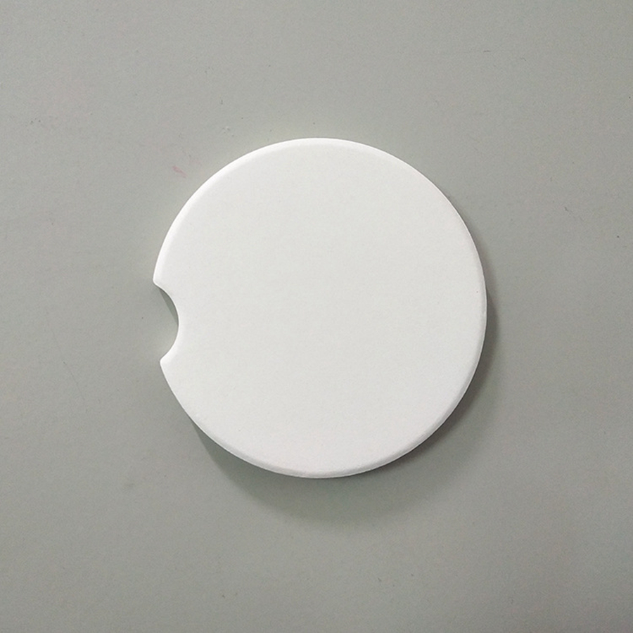 

120pcs Sublimation Blank Car Ceramics Coasters 6.6*6.6cm Hot Transfer Printing Coaster Blank Consumables Materials Coasters RRA3499