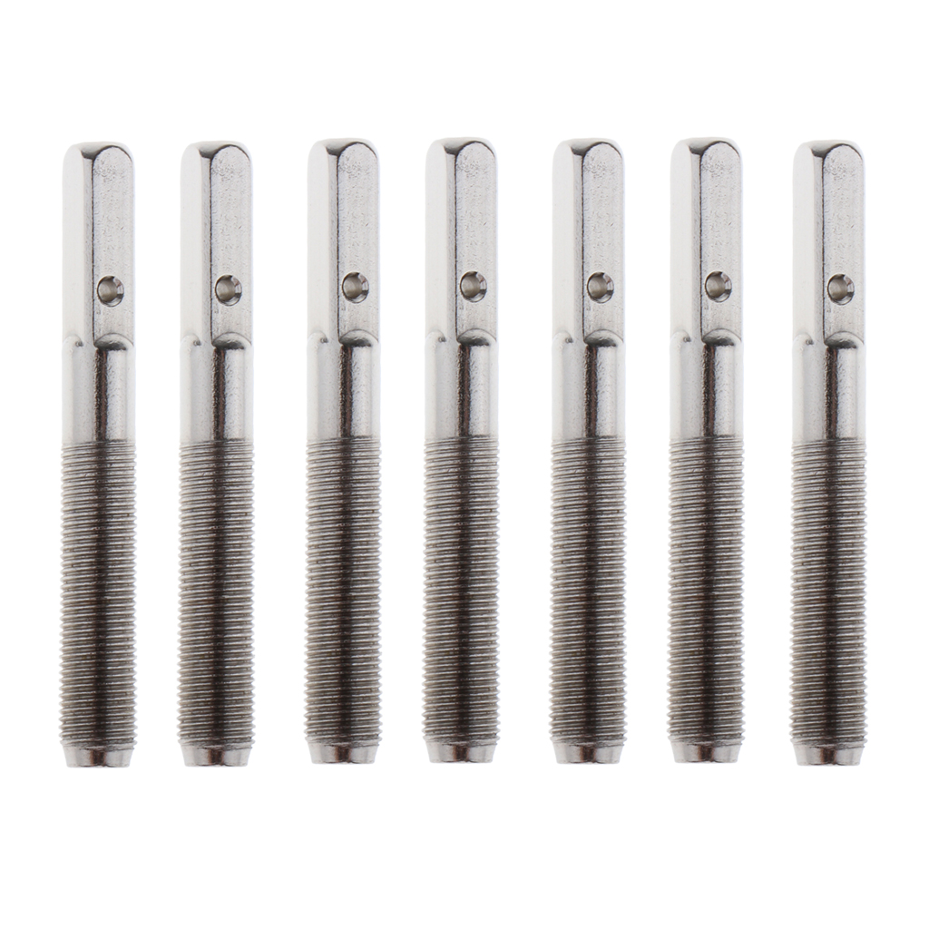 

7 Pack Steel Guitar Solid String Pin Pegs Set For Lyre Harp Instruments Parts