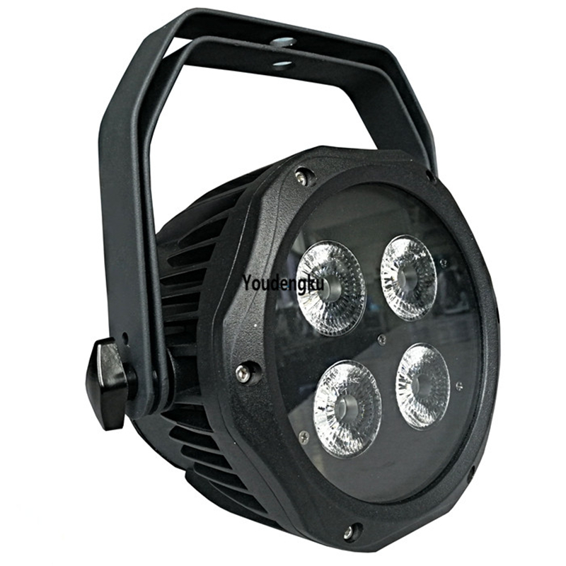 16 pieces 4x18W RGBWA UV 6in1 Waterproof DJ Stage Lighting IP65 Outdoor Mini Silent LED Hex Par Light-image-453302259