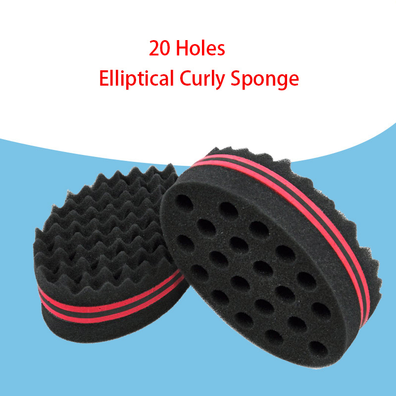 

Oval Double Sides Afro Wave Magic Hair Twist Braiders Dreads Twisting Locks Dreadlocks Curl Brush Sponge Tools