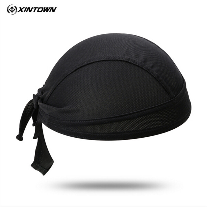 

XINTOWN Polyester Cycling Cap Sweatproof Sunscreen Headwear Bike Team Scarf Coif Bicycle Bandana Pirate Headband, White