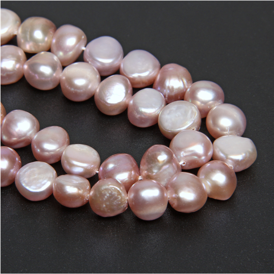 Nuevo Mayoreos natural de agua dulce perla granos flojos púrpura 5-6mm 14.5 pulgadas STRAND