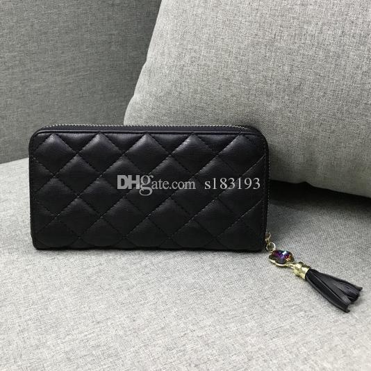 

Luxury wallet New Brand Lether Fashion Purse wallets Wholesale PU Casual Wallets Top Selling Men Women Wallets With Dust Bag, Black logo
