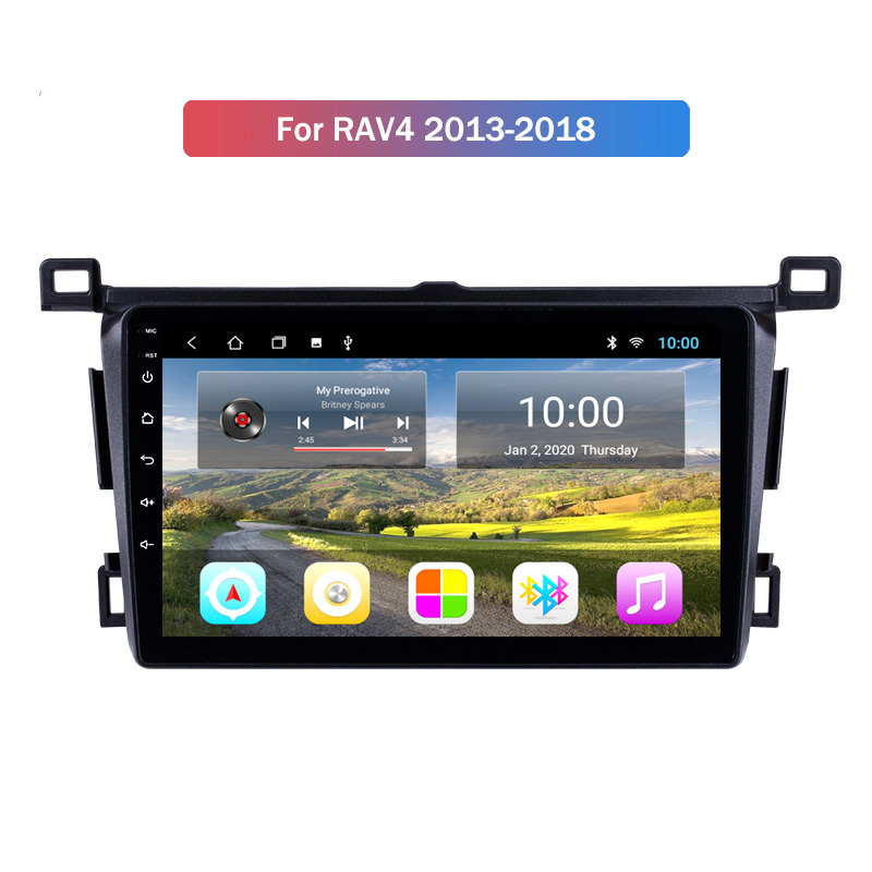 

2G RAM Touch Screen 9 inch Android Car Video Radio Automotivo For Toyota RAV4 Auto GPS Navigation 2013-2018
