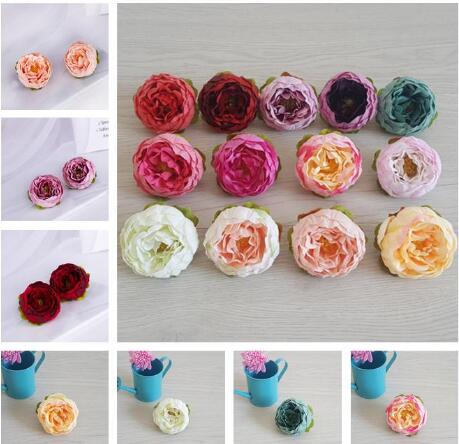 

Artificial Flowers Silk Peony Flower Heads Home Party Wedding Decoration Supplies Simulation Fake Flower Head DIY Garland Wall Archway