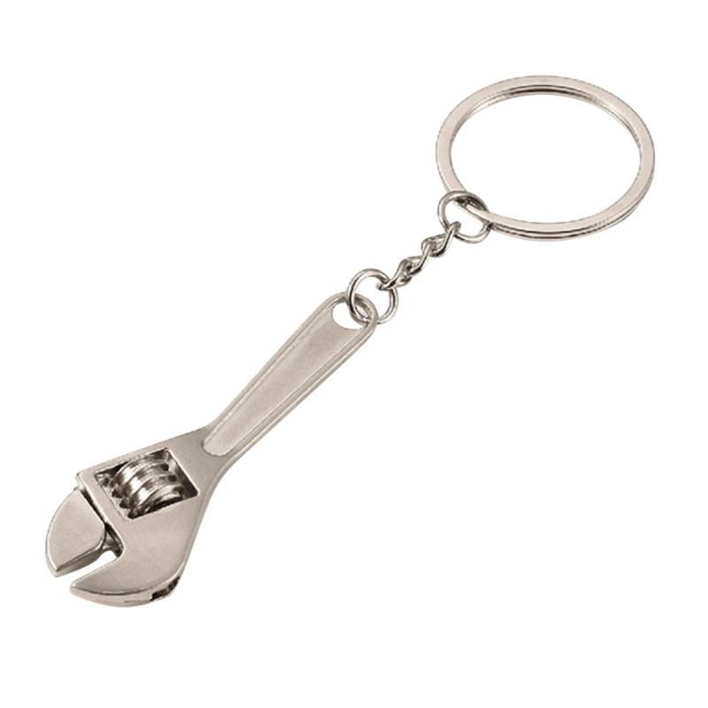 

HOT Mini Metal Adjustable Tool Wrench Spanner Key Chain Ring Keyring Gift TI99