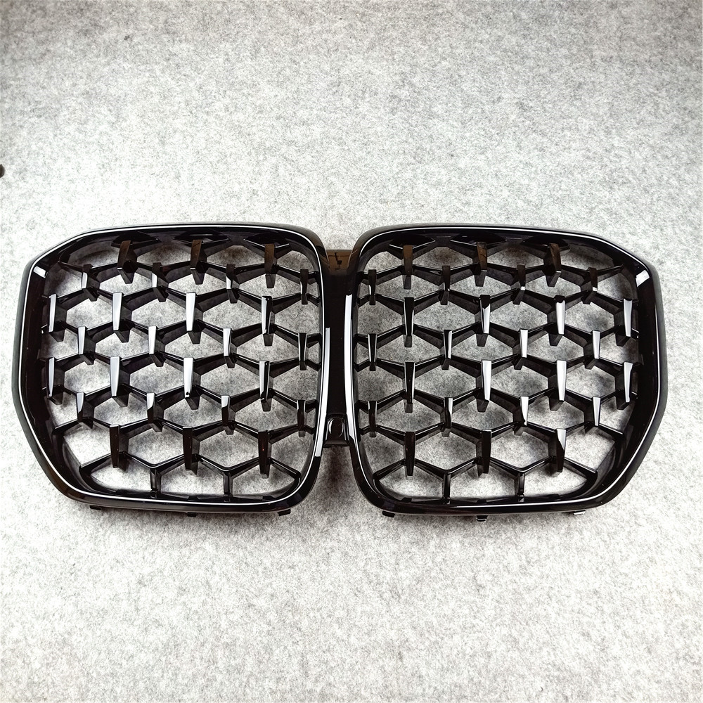 

One Pair Diamond Style Front Racing Grill Kidney Grills Grille Car Accessories For BMW X5 G05 Mesh Grilles