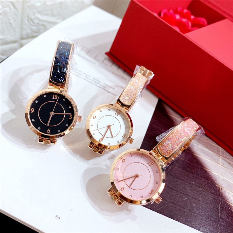 

Fashion Brand beautiful Watches Women's Girls crystal style steel metal band quartz wrist watch CHA09, Silver white