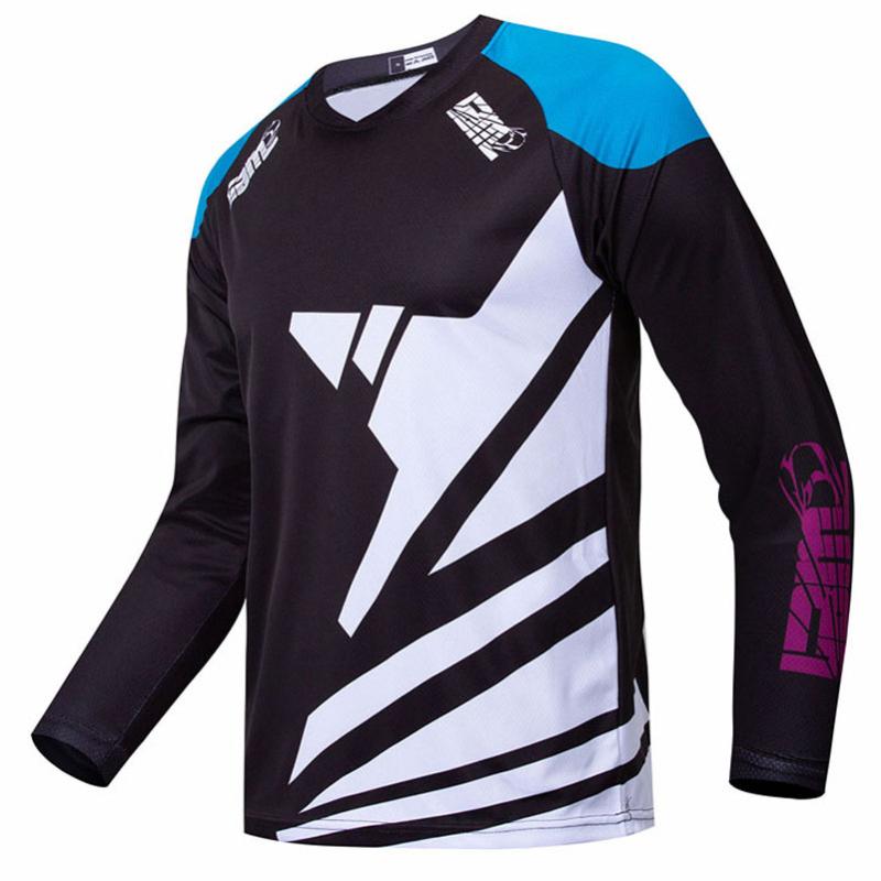 

mountain bike quick dry motorcycle jersey kit Long Sleeves top Cycling t Shirt MTB Downhill sublimated clothing, Multi