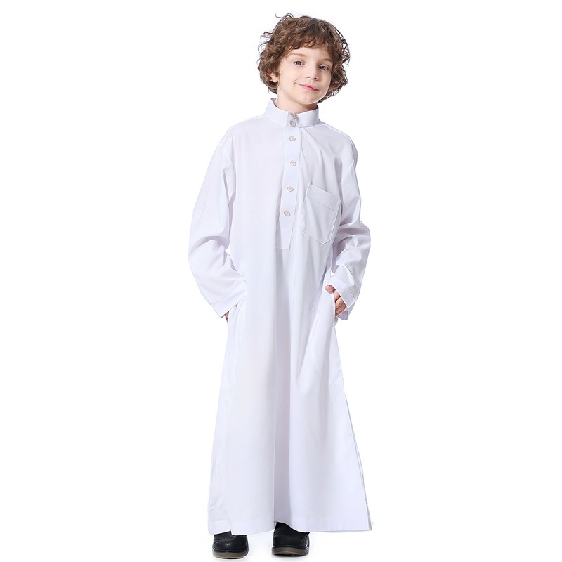 

2020new arrival autumn fashion muslim children plus size Jubba Thobe S-3XL