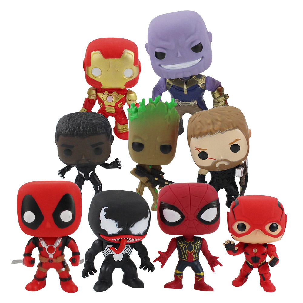 The Avengers spider man set 14pcs PVC figure figures doll toy statue cartoon new