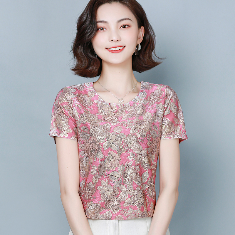

Summer Women Blouses print Blouse Female Women Shirts plus size Tops Blusas clothes XXXXL korean fashion clothing, Blue
