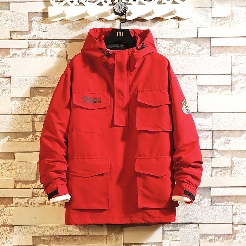 

Outdoor Jacket Men Winter Softshell Large Size Casual Jacket Men Waterproof Fashion Loose Ropa Hombre Invierno Overcoat JJ60JK