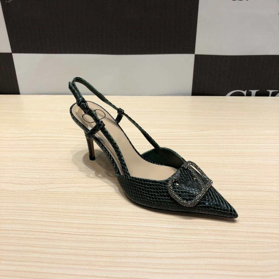 shoe show silver heels