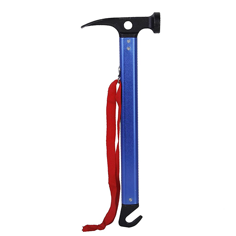 

Best Multifunction Aluminum Alloys Camping Mallet Hammer, blue
