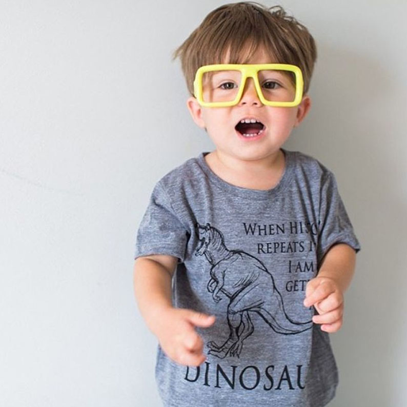 

2020 Boys Two-pieces Children Designer Cartoon Dinosaur Sets Kids Short-sleeved T-shirt + Trousers 2020 Kids New Suits Casual Outdoorwear, Aspic