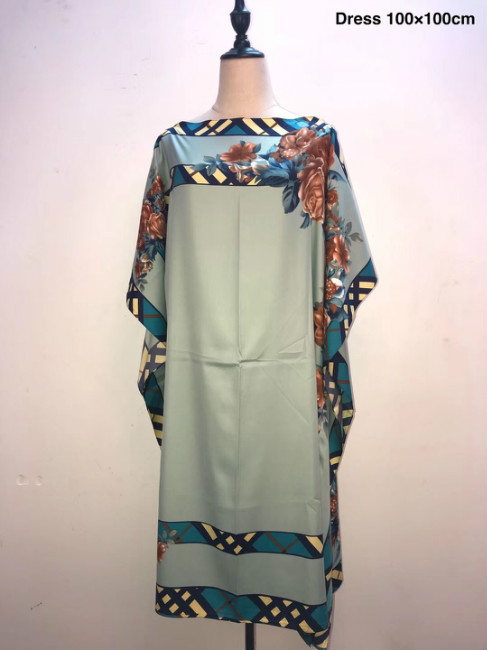 

2019 New Fashion Printed women dress length 100 cm x width 100 cm African Dresses for women