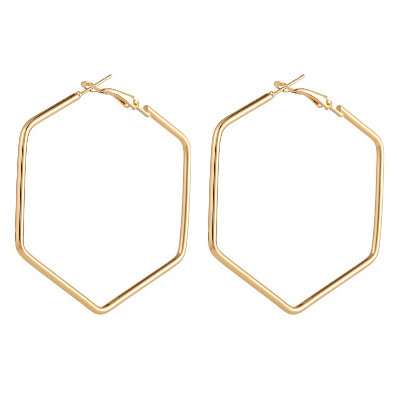 

Charm Simple Large Geometric Earrings For Women Alloy Minimalism Personality Earring Modern Creative Party Female Jewelry Gift