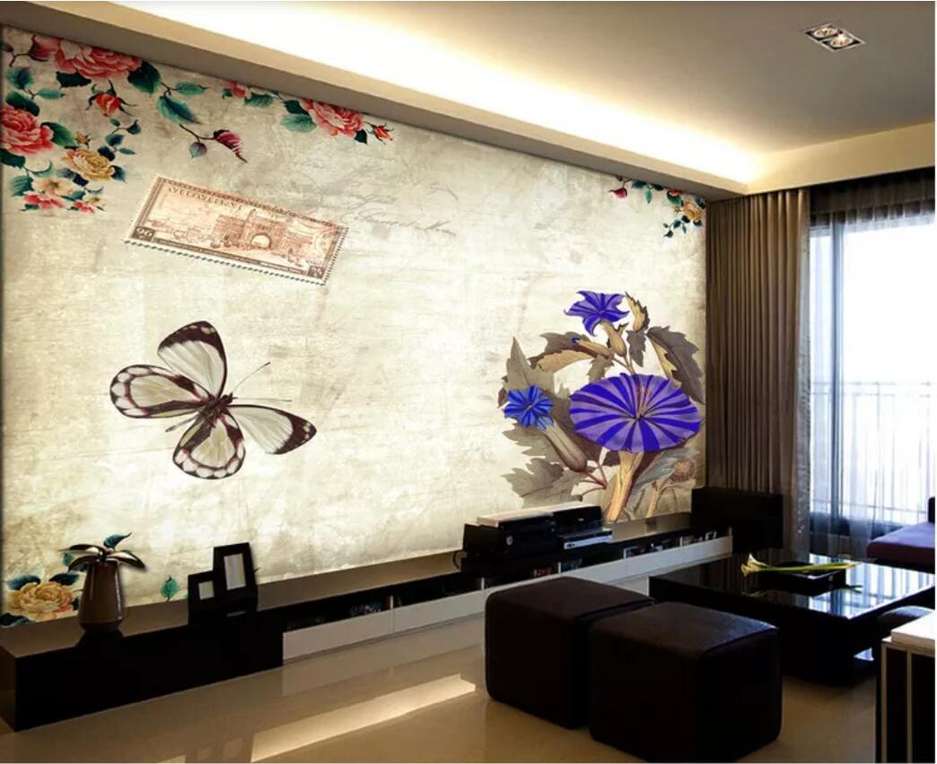 

3d room wallpaper custom photo mural Retro European and American TV background wall home decor wall art pictures wallpaper for walls 3 d, Non-woven fabric
