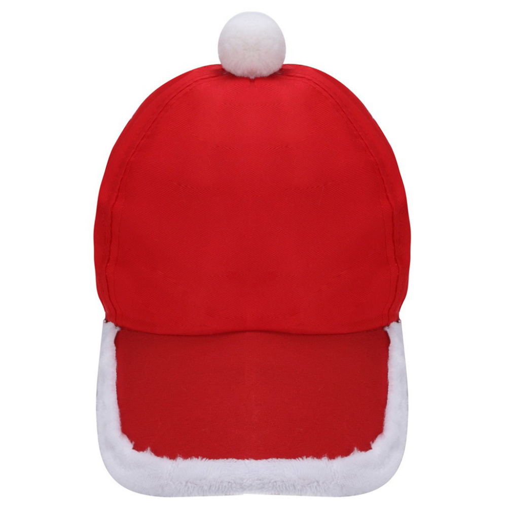 

New Santa Claus Plush Christmas Hat Sports Cap Xmas Accessories Hats Party Free Size Polyester Festive Atmosphere Decor 10Nov 29