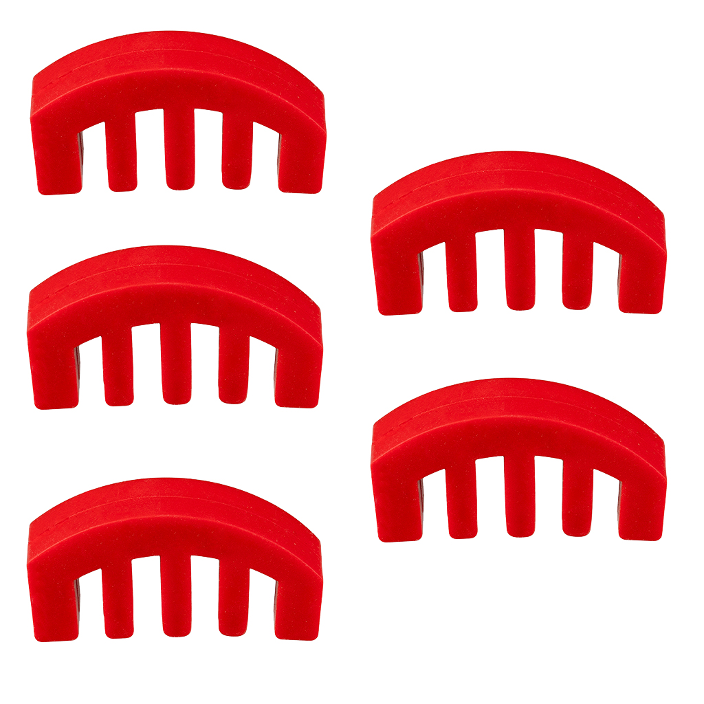 

5pcs/pack Rubber Violin Muffler For Silent Acoustic Violin Instrument Accs