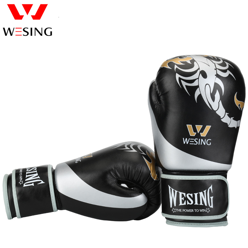 Wesing Boxing gloves with headgear sets boxing Martial Arts training equipments