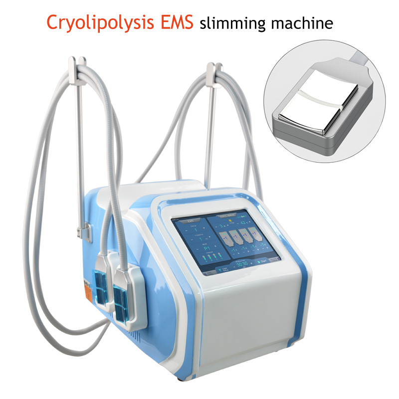 

High quality Lipo Freeze Cryolipolysis Machine Fat Freeze Slimming Device 4 Cooling Pad Handles With EMS For Weight Loss