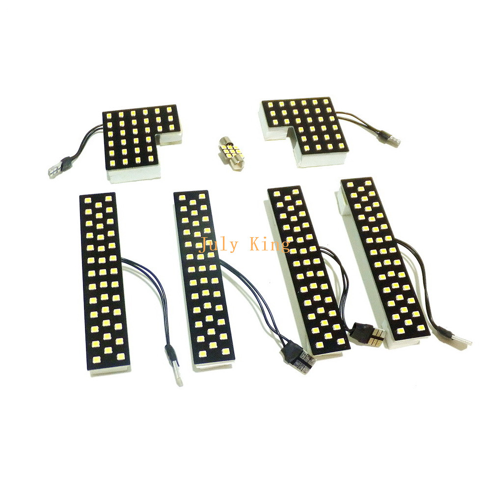 

July King LED Car Interior Reading Lights Case For Toyota Estima Previa 50# Series, 6000K 2835SMD, Indoor Light, 7 pcs/set