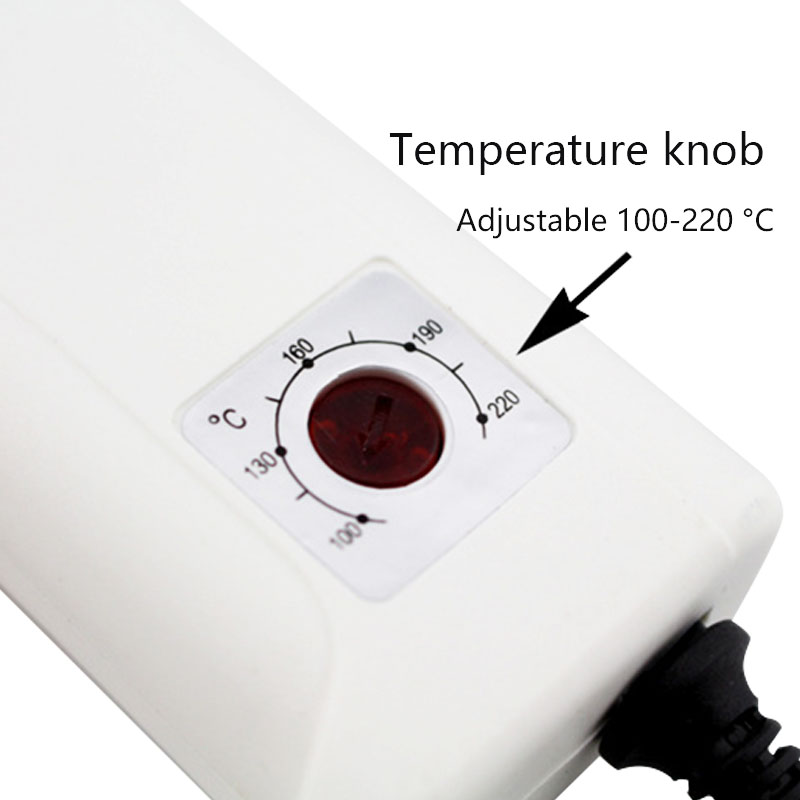 

Hot glue-gun adjustable temperature 120W full size hot melt adhesive Full size glue-gun Adjustable temperature and flow control
