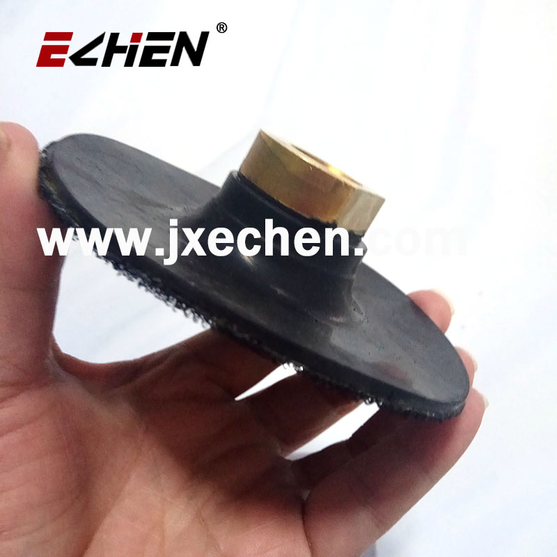 

Hot Sales 4 inch Super Flexible Rubber Backer Pad Used for Wet Polisher, Thin with 5/8"-11 Arbor