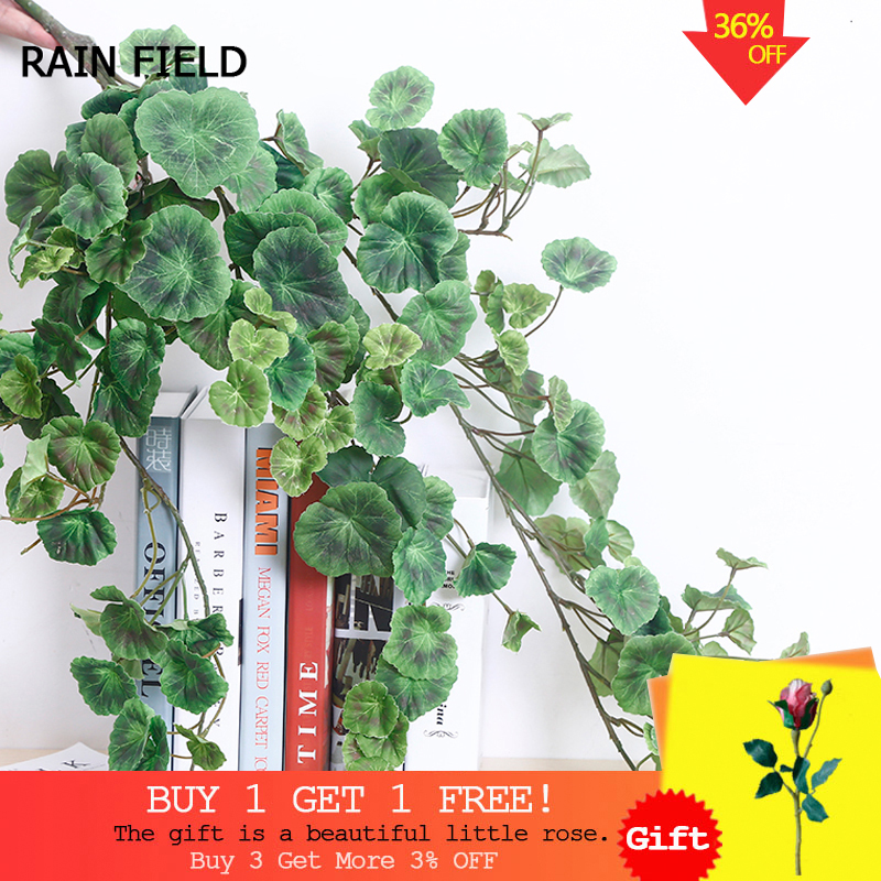 

Artificial Plant Artificial Leaf Vine Silk Leaves Greenery Hanging Leaves Silk Decoration Fake Plants Hanging Greenery, Light green
