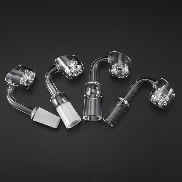 

DHL Quartz Banger With Diamond Knot With 18mm 14mm 10mm Male/Female Joint New Design Quartz Banger