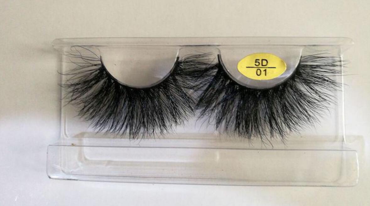 

12 Stlye 25mm long 3D mink hair false eyelashes to make eyelash lengthening version by hand free shipping