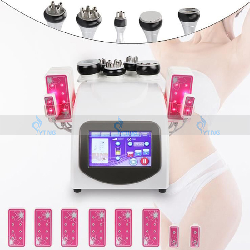 

6 in 1 Ultrasonic Cavitation Machine RF Diode Lipo Laser Slimming Vacuum Body Anti Cellullite Radio Frequency Weight Loss Beauty Salon Use