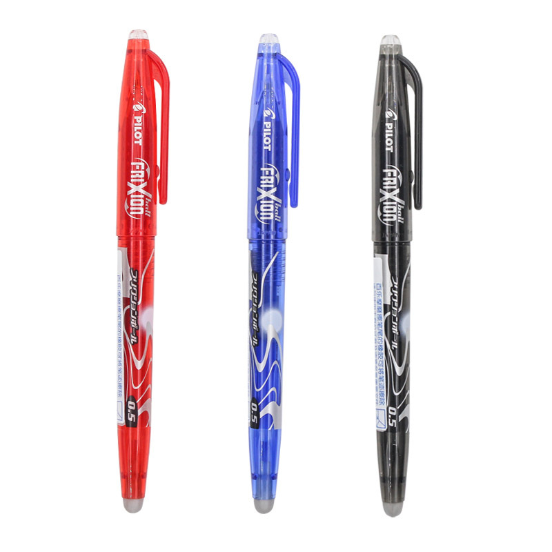 

Gel Pens Original 1 Piece Japan PILOT Frixion Erasable Pen 0.5mm Blue Red Black Ink Smooth Stationery LFB-20EF