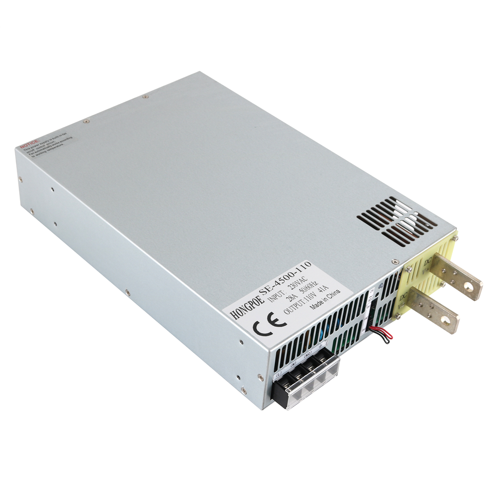 4500W 110V Power Supply 0-110V Adjustable Power 110VDC AC-DC 0-5V Analog Signal Control SE-4500-110 Power Transformer 110V 40A-image-1109472632